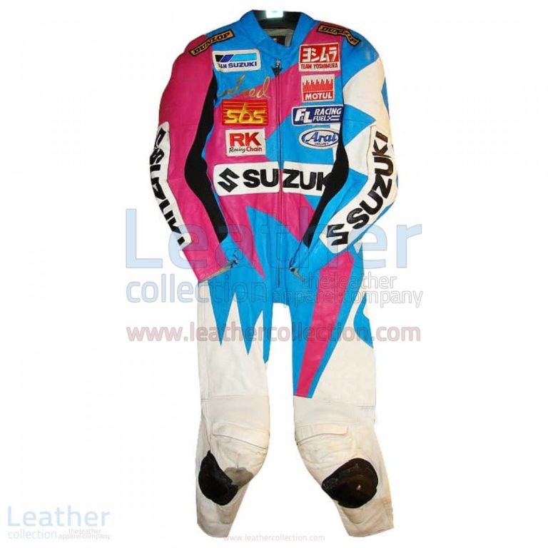Fred Merkel Yoshimura Suzuki WSBK Leathers – Suzuki Suit