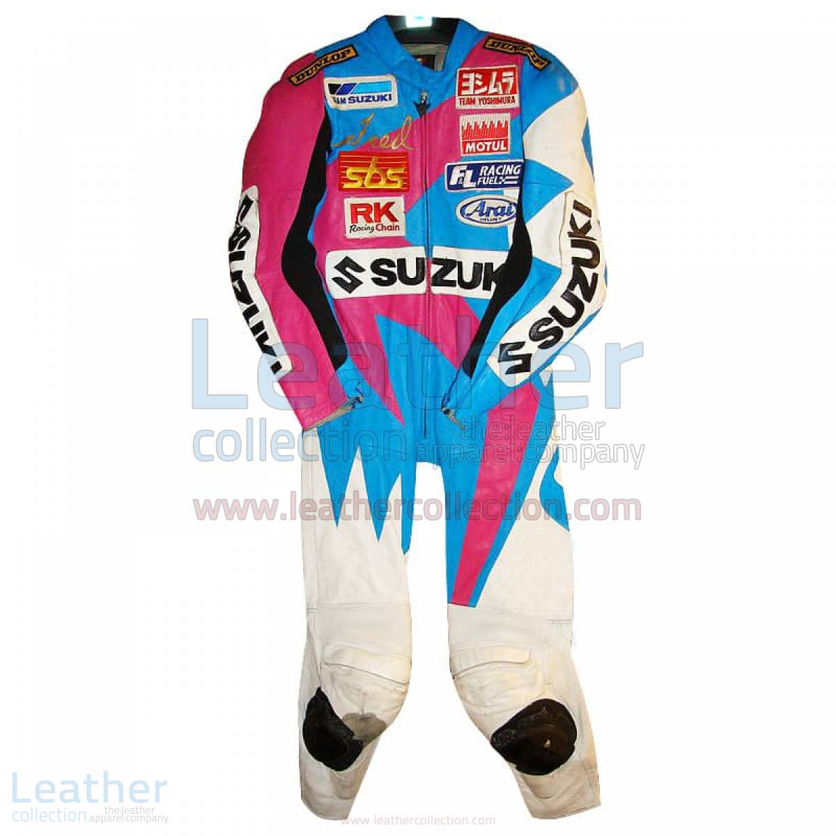 Fred Merkel Yoshimura Suzuki WSBK Leathers – Suzuki Suit