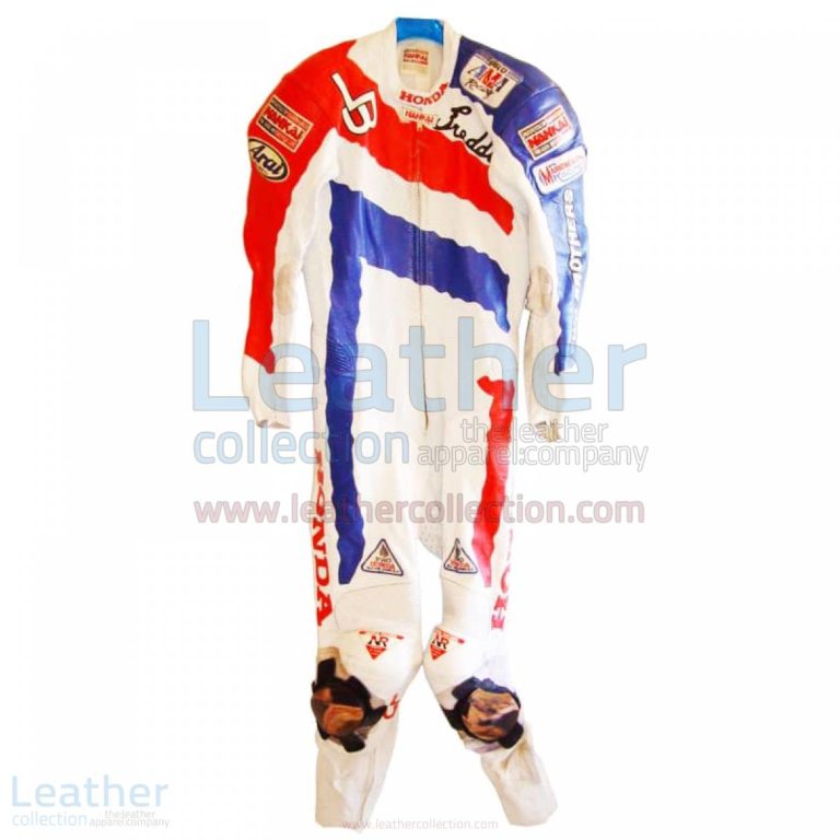 Freddie Spencer Honda Motorcycle AMA 1991 Leathers – Honda Suit