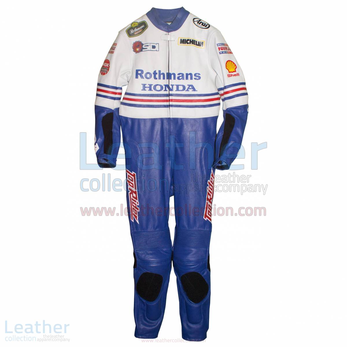 Freddie Spencer Rothmans Honda GP 1986 Leather Suit – Honda Suit