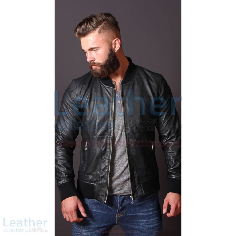 Heritage Leather Biker Bomber Jacket For Men –  Jacket