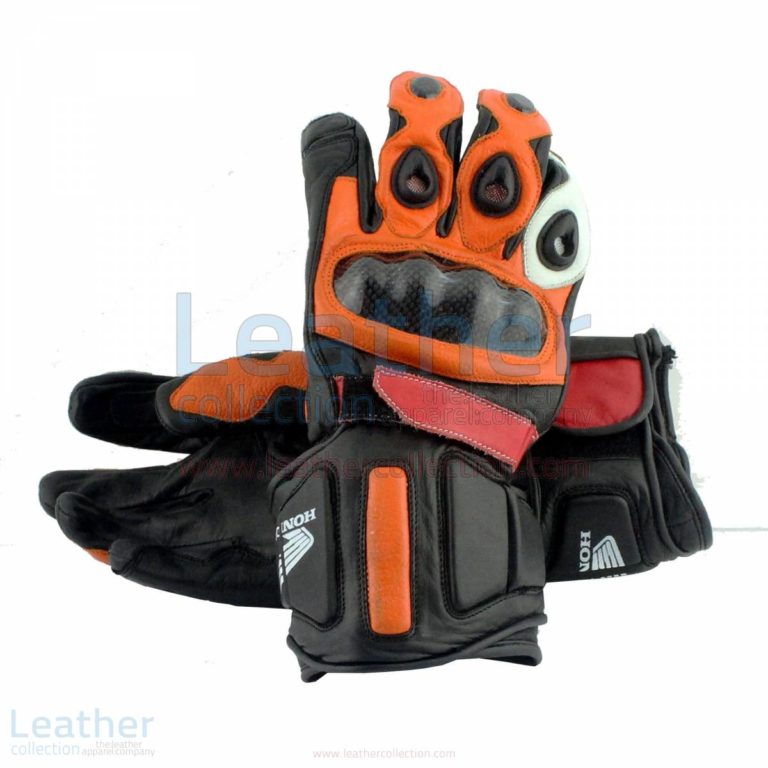 Honda Repsol Leather Motorbike Gloves – Honda Gloves