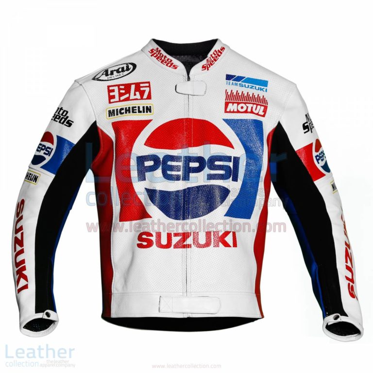 Kevin Schwantz Pepsi Suzuki GP 1988 Motorbike Jacket – Suzuki Jacket