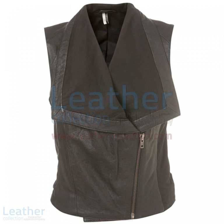 Ladies Fashion Leather Vest –  Vest