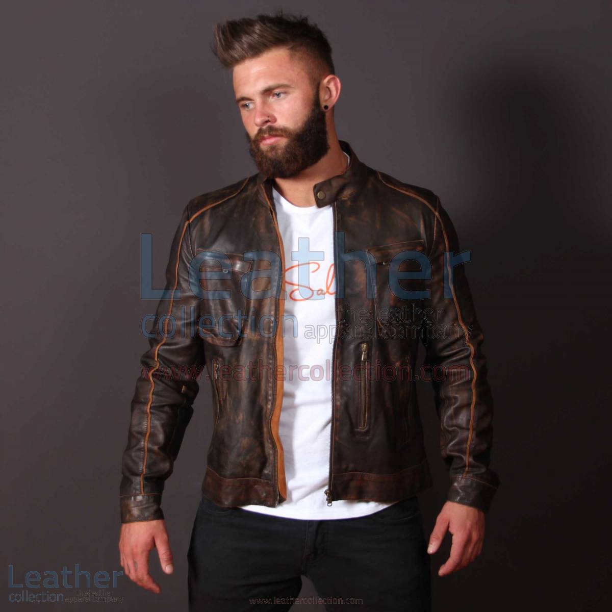 Leather Outlaw Jacket for Men –  Jacket