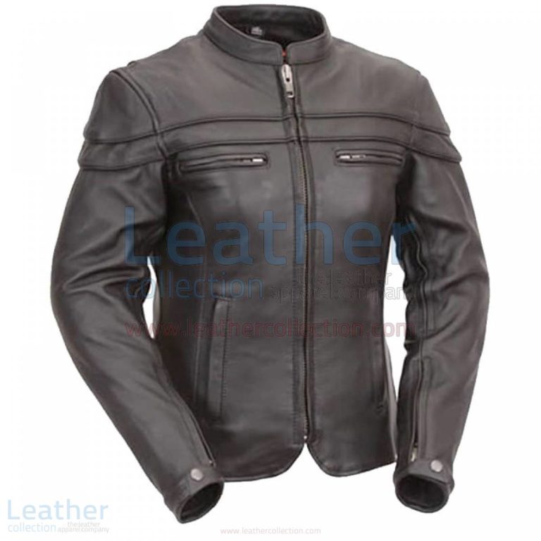 Leather Rider Touring Jacket with Sleeve & Pocket Vents –  Jacket