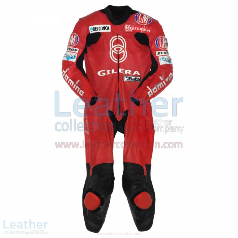 Manuel Poggiali Gilera Motorcycle Race Suit GP 2001 – Gilera Suit