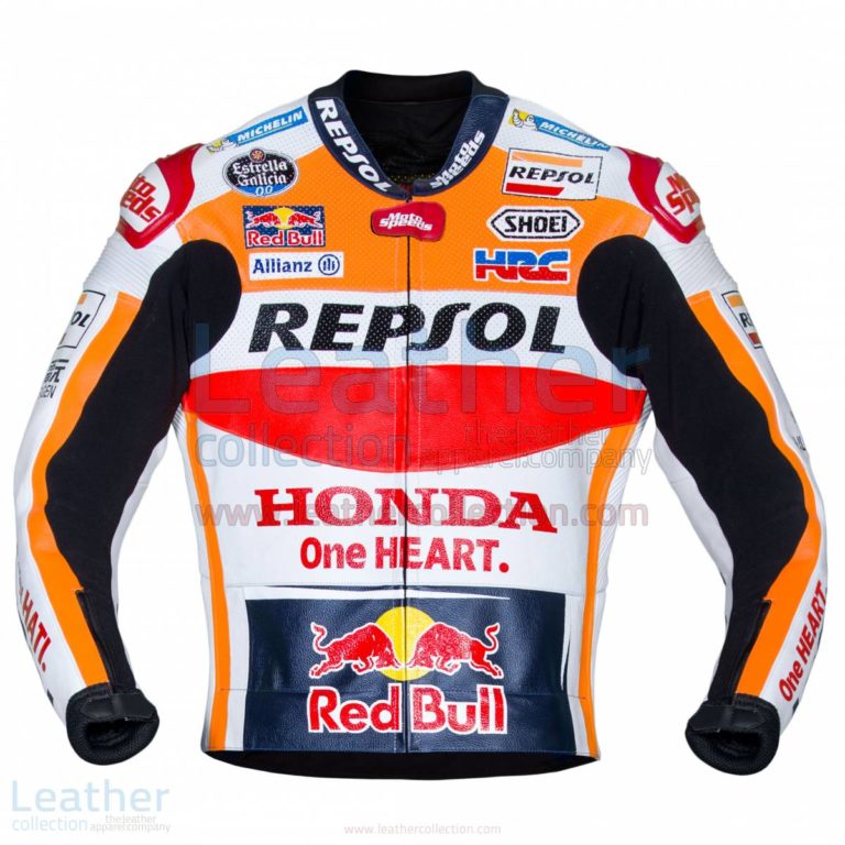 Marc Marquez Honda Repsol MotoGP 2017 Leather Jacket – Honda Jacket
