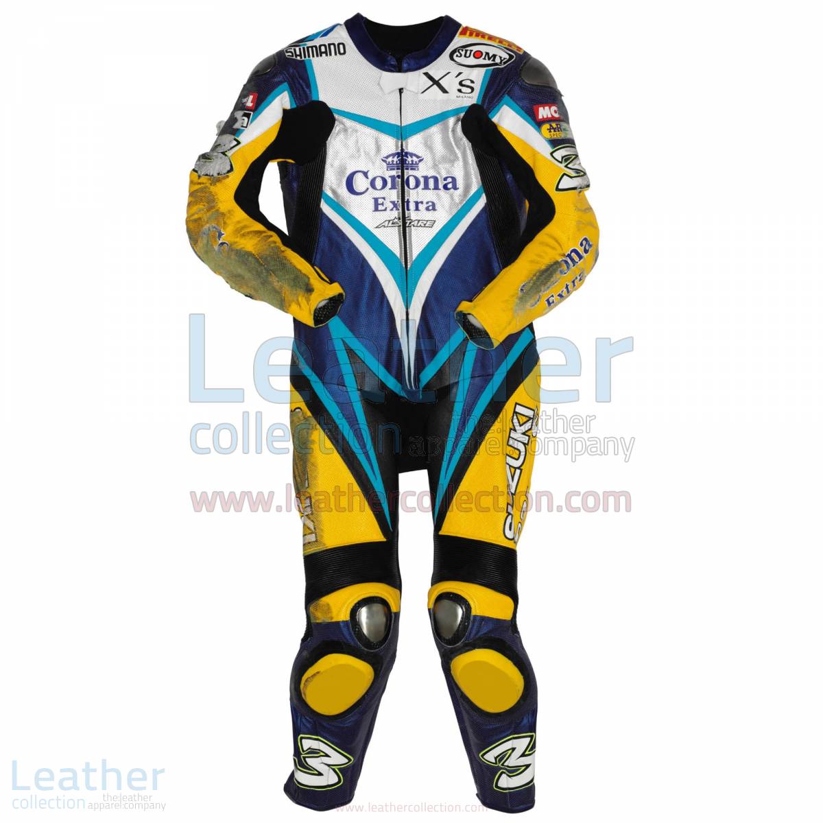 Max Biaggi Suzuki WSBK 2007 leathers