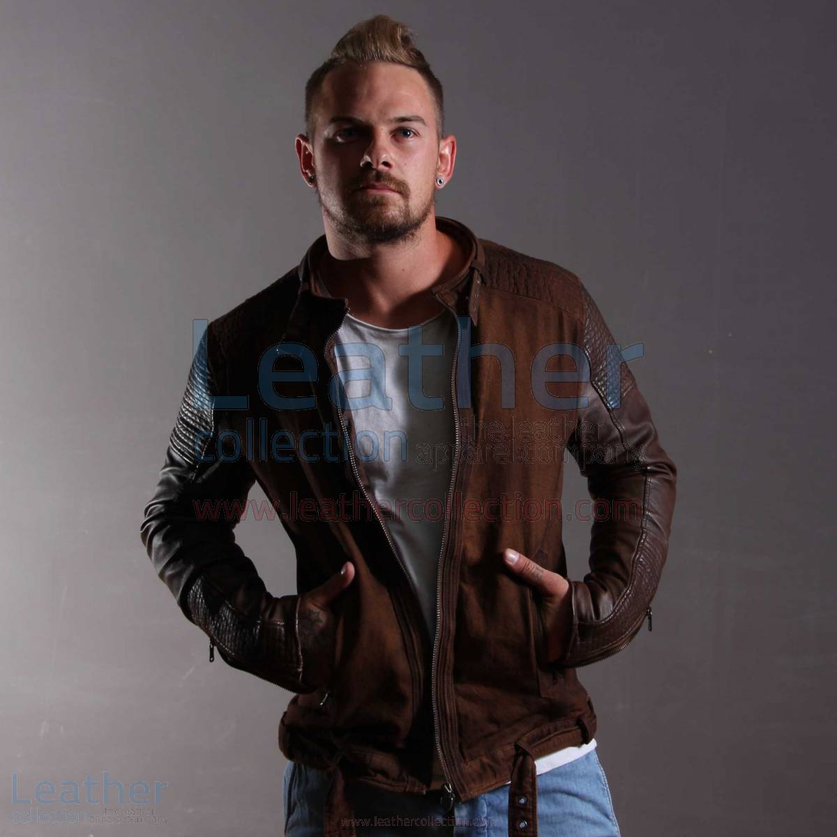 Men Fashion Urban Leather Jacket –  Jacket