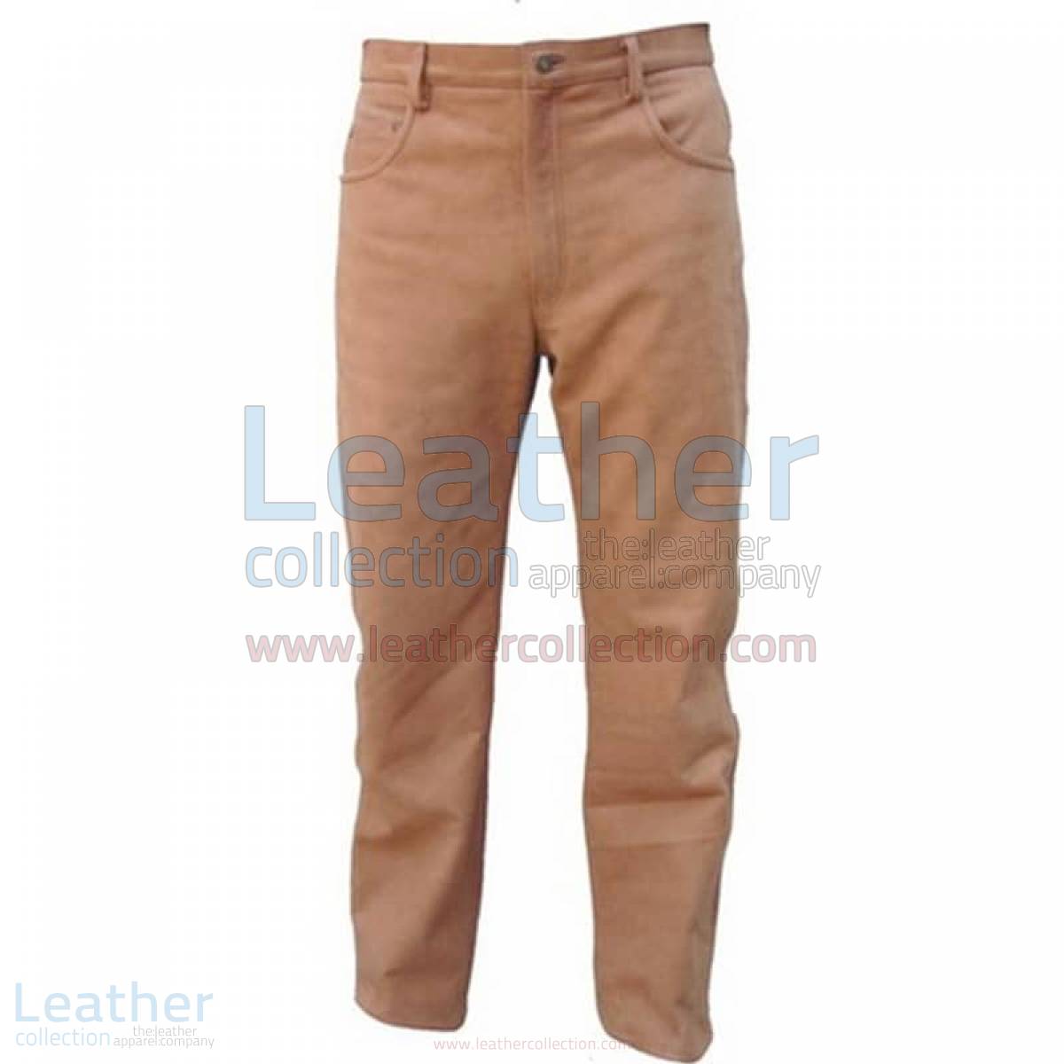 Five Pocket Mens Leather Pants –  Pant