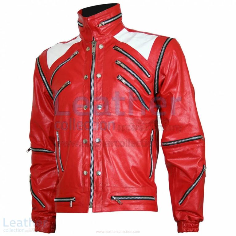 Michael Jackson Beat It Leather Jacket –  Jacket