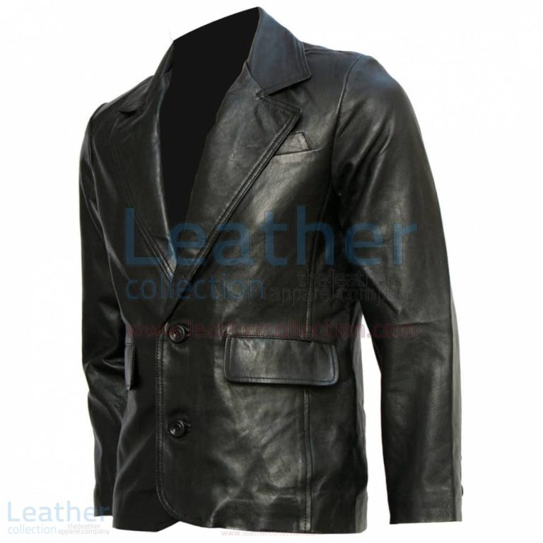 Mission Impossible Tom Cruise Black Leather Blazer –  Coat