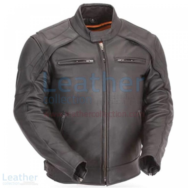Motorcycle Reflective Piping & Vented Jacket –  Jacket