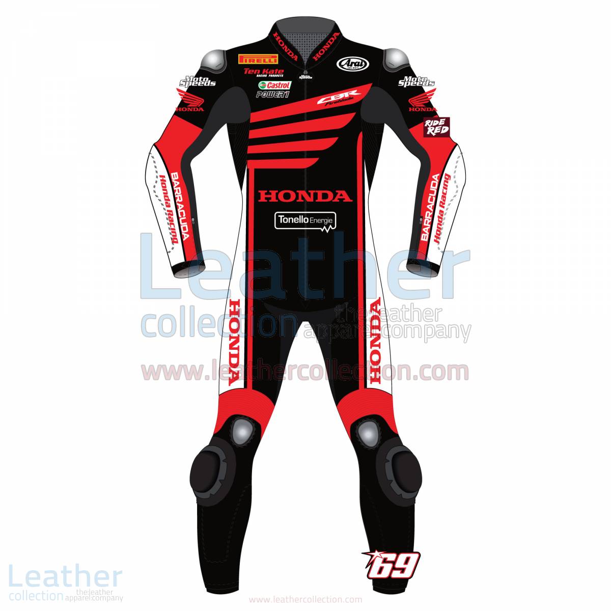 Nicky Hayden WSBK Winter Test Honda 2015 Motorcycle Suit – Honda Suit