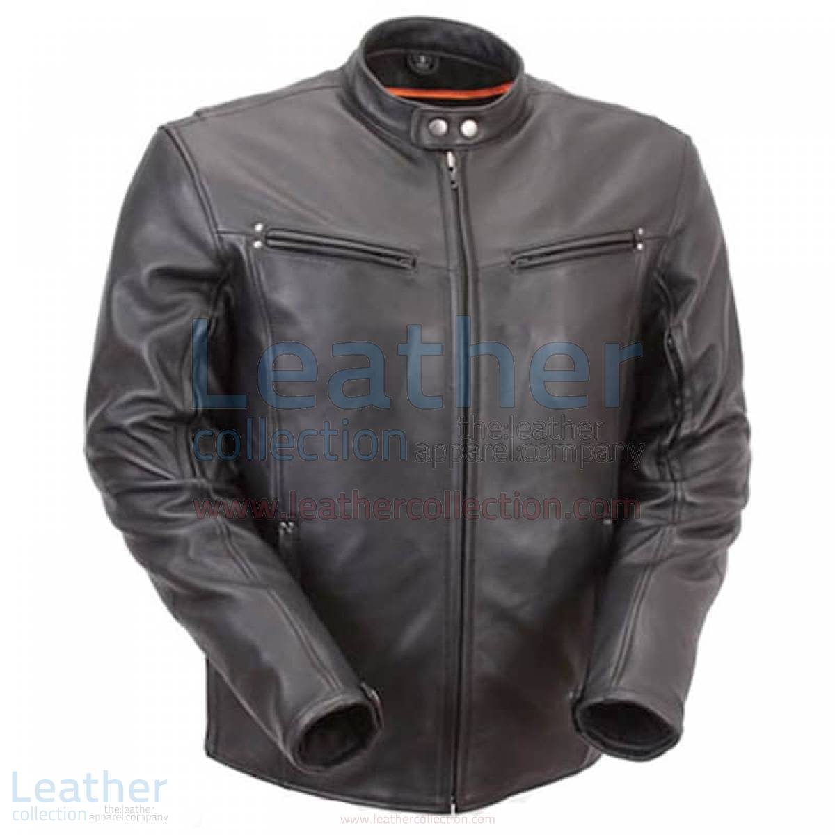 Premium Leather Rider Jacket with Multiple Vents –  Jacket