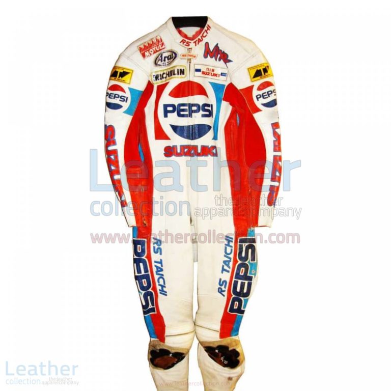 Rob McElnea Pepsi Suzuki GP 1988 Racing Leathers – Suzuki Suit