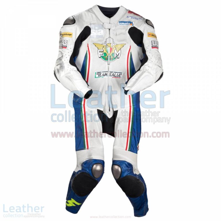 Romano Fenati FIM 2012 Motorcycle Leathers – FIM Suit