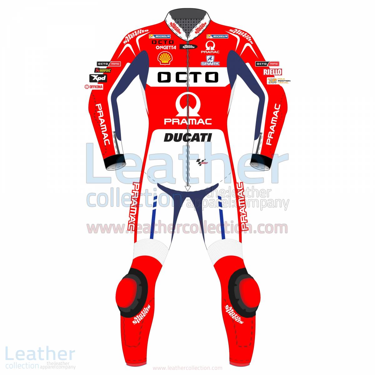 Scott Redding Ducati Pramac 2017 MotoGP Leather Suit – Ducati Suit