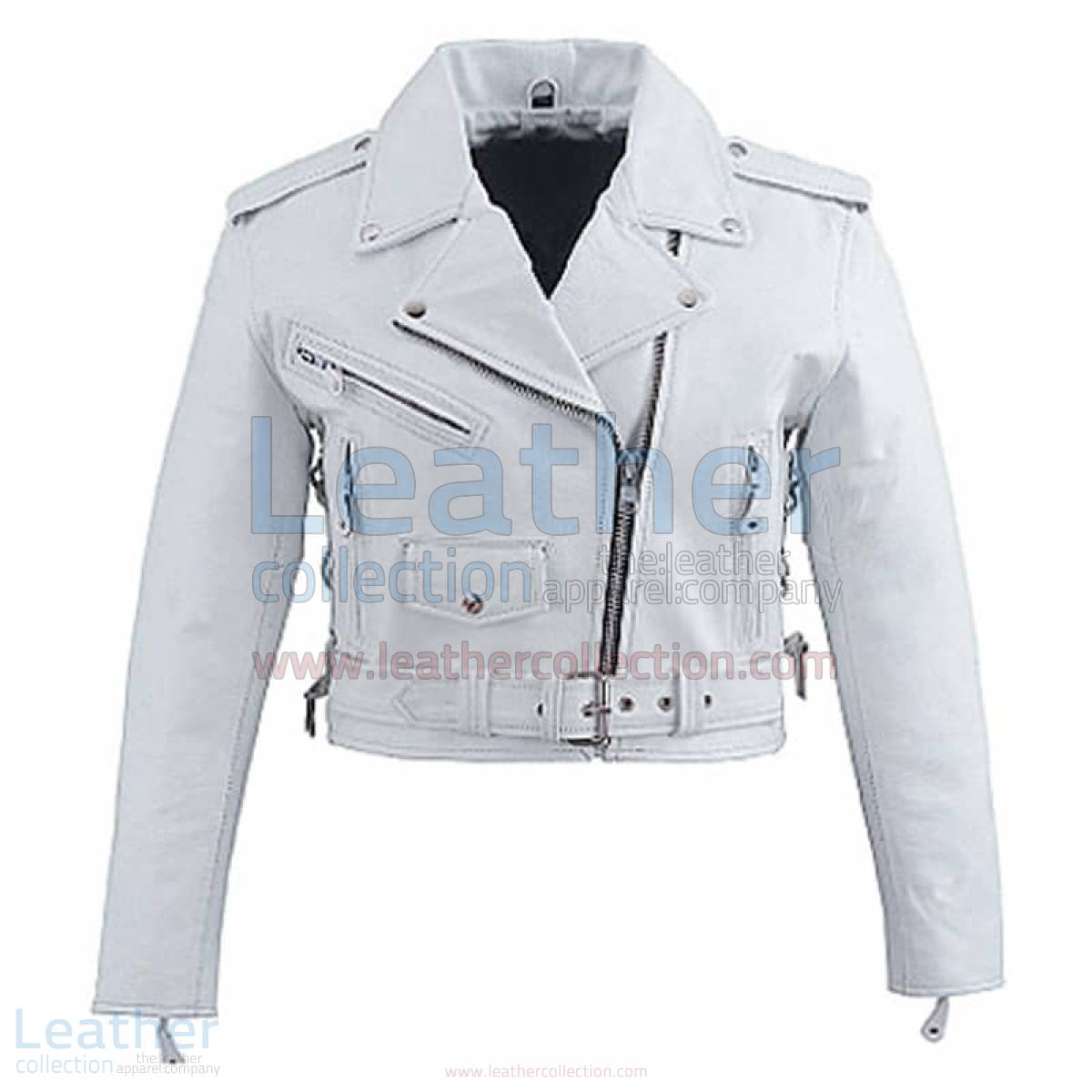 Snow Brando Style Biker Leather Jacket –  Jacket