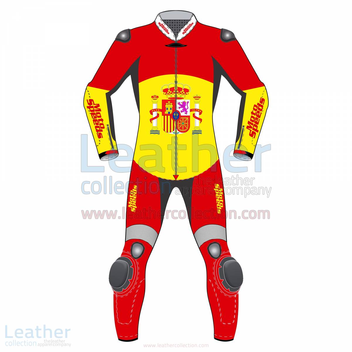 Spain Rounded Flag Race Suit –  Suit