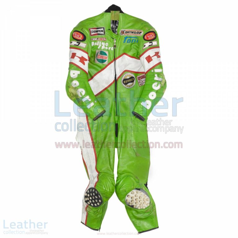 Toni Mang Kawasaki GP 1981 Leathers – Kawasaki Suit