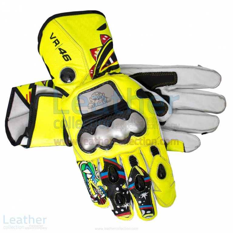 Valentino Rossi 2010 Motorcycle Gloves – Ducati Gloves