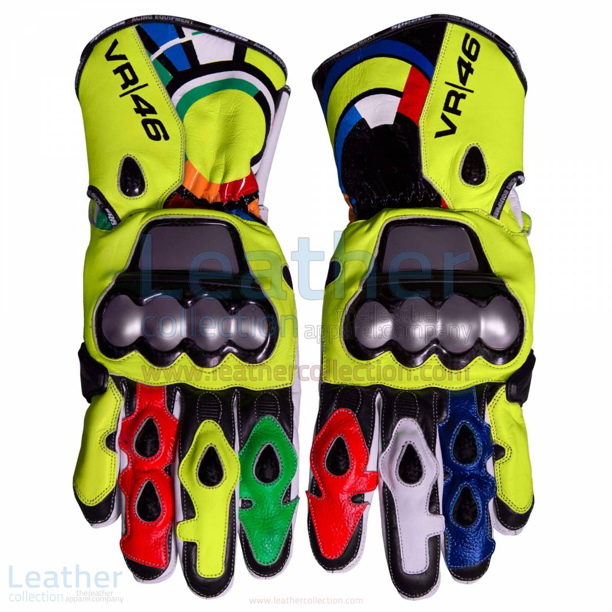 Valentino Rossi 2012 Leather Racing Gloves – Ducati Gloves
