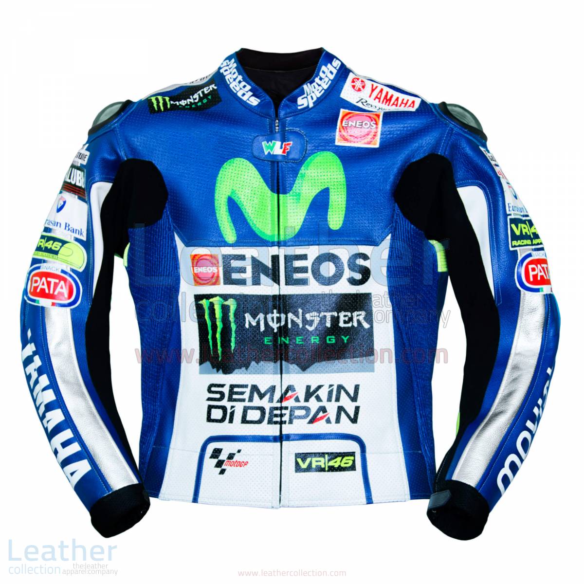 Valentino Rossi Movistar Yamaha 2015 MotoGP Leather Jacket – Yamaha Jacket