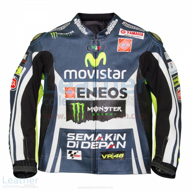 Valentino Rossi Movistar Yamaha M1 Leather Jacket – Yamaha Jacket