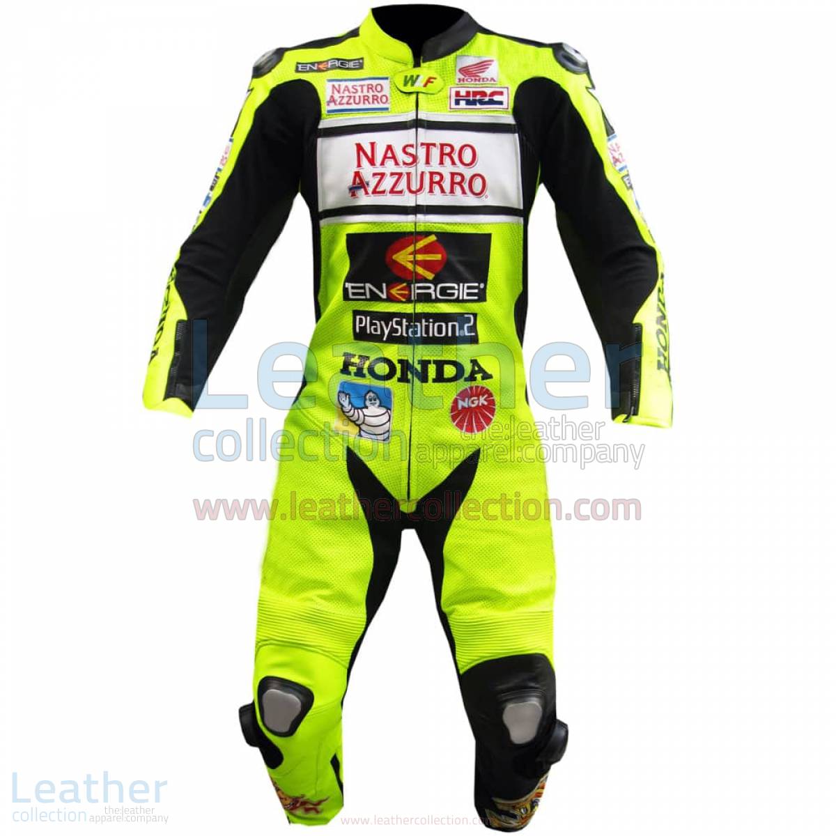 Valentino Rossi Nastro Azzurro Honda MotoGP Leathers