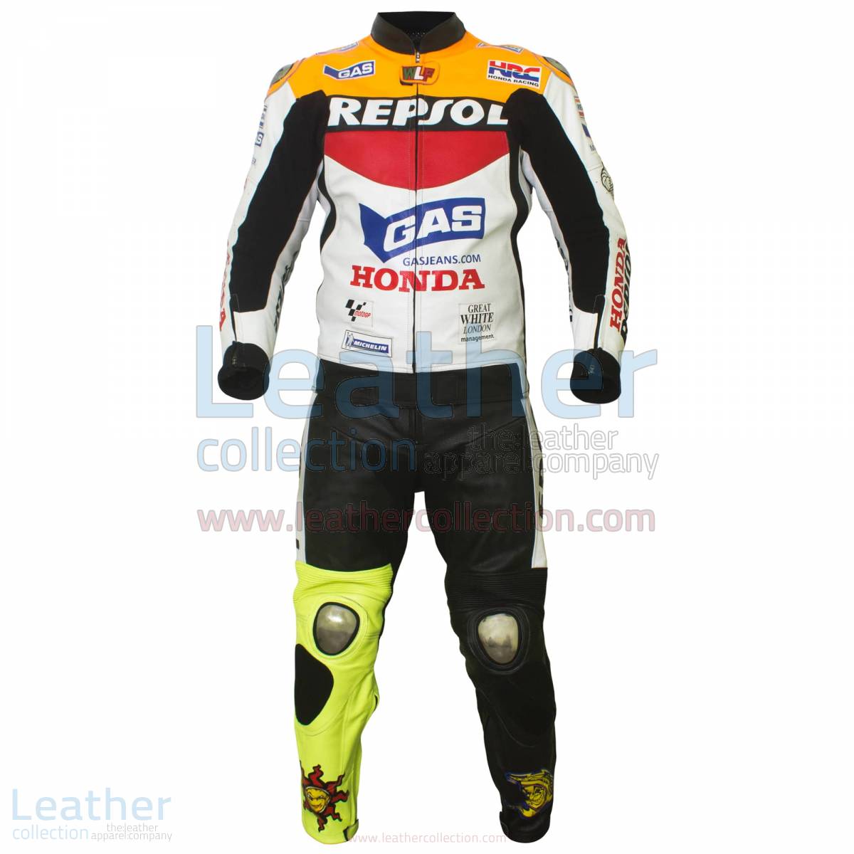 Valentino Rossi Repsol Honda MotoGP 2003 Leathers – Honda Suit