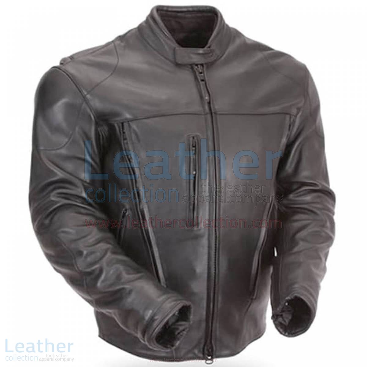 Waterproof Armored Leather Motorcycle Jacket with CE Armor –  Jacket