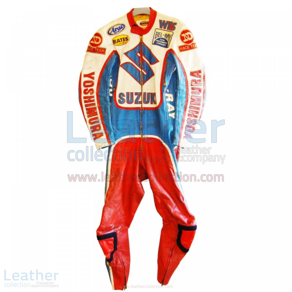 Wes Cooley Yoshimura Suzuki AMA 1979-1980 Leathers – Suzuki Suit