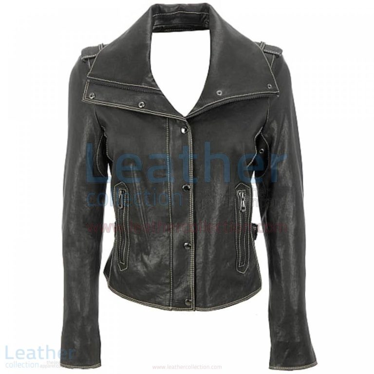 Wing Collar Jacket Leather –  Jacket