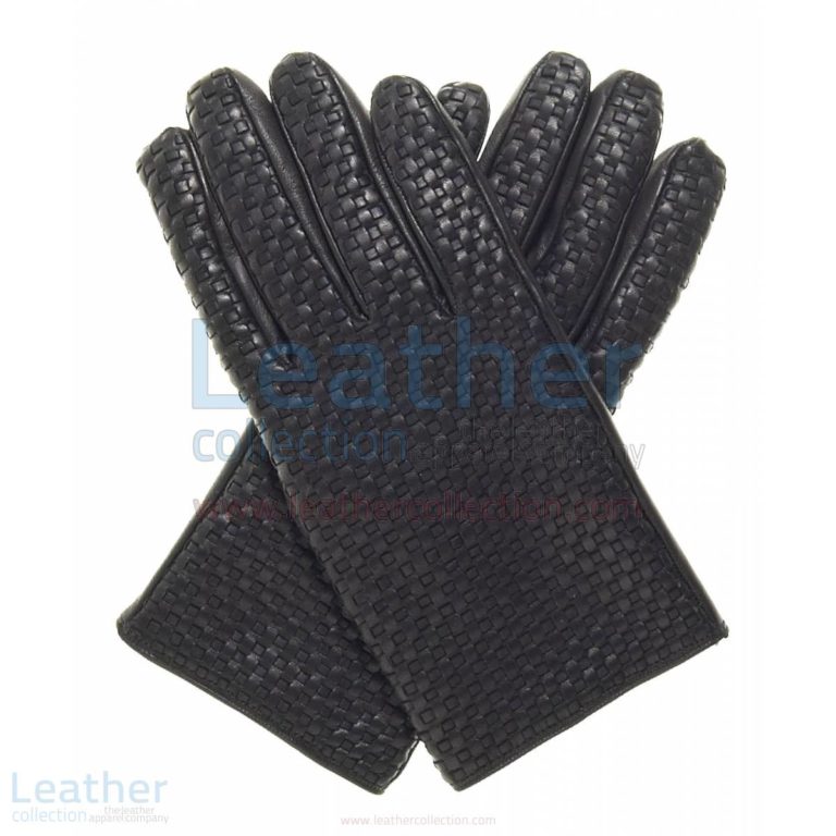 Woven Leather Gloves –  Gloves