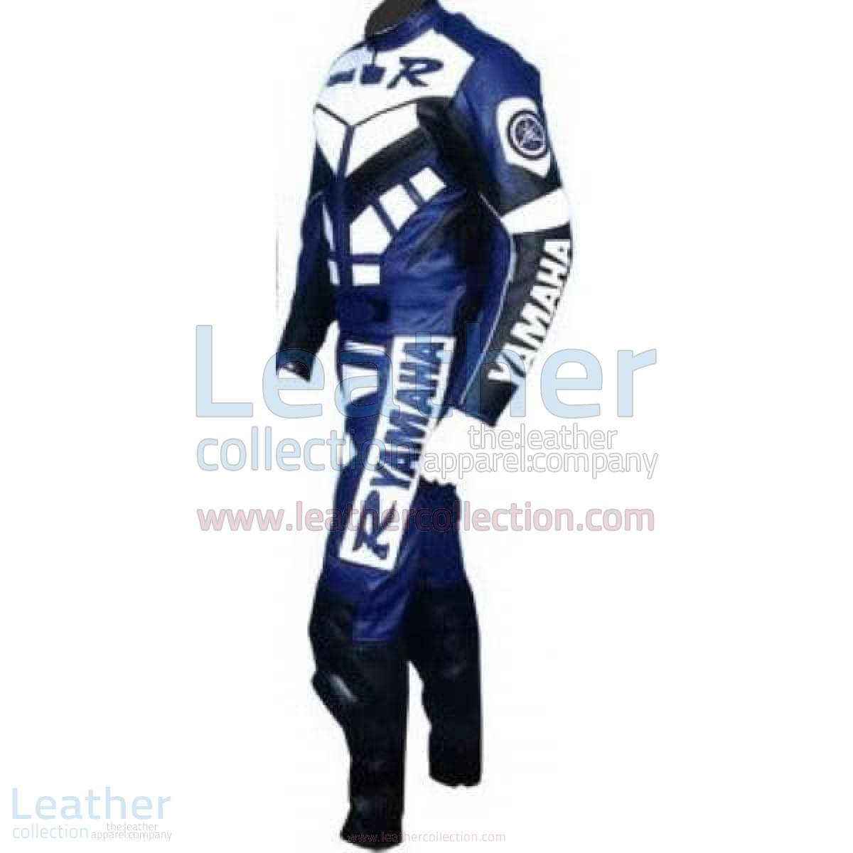 Yamaha R Racing Leather Suit Blue