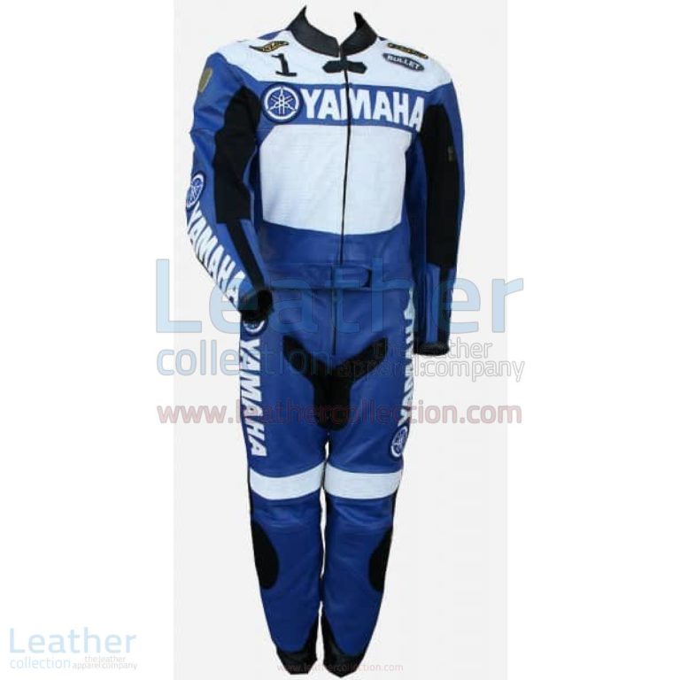 Yamaha Racing Leather Suit Blue / White – Yamaha Suit