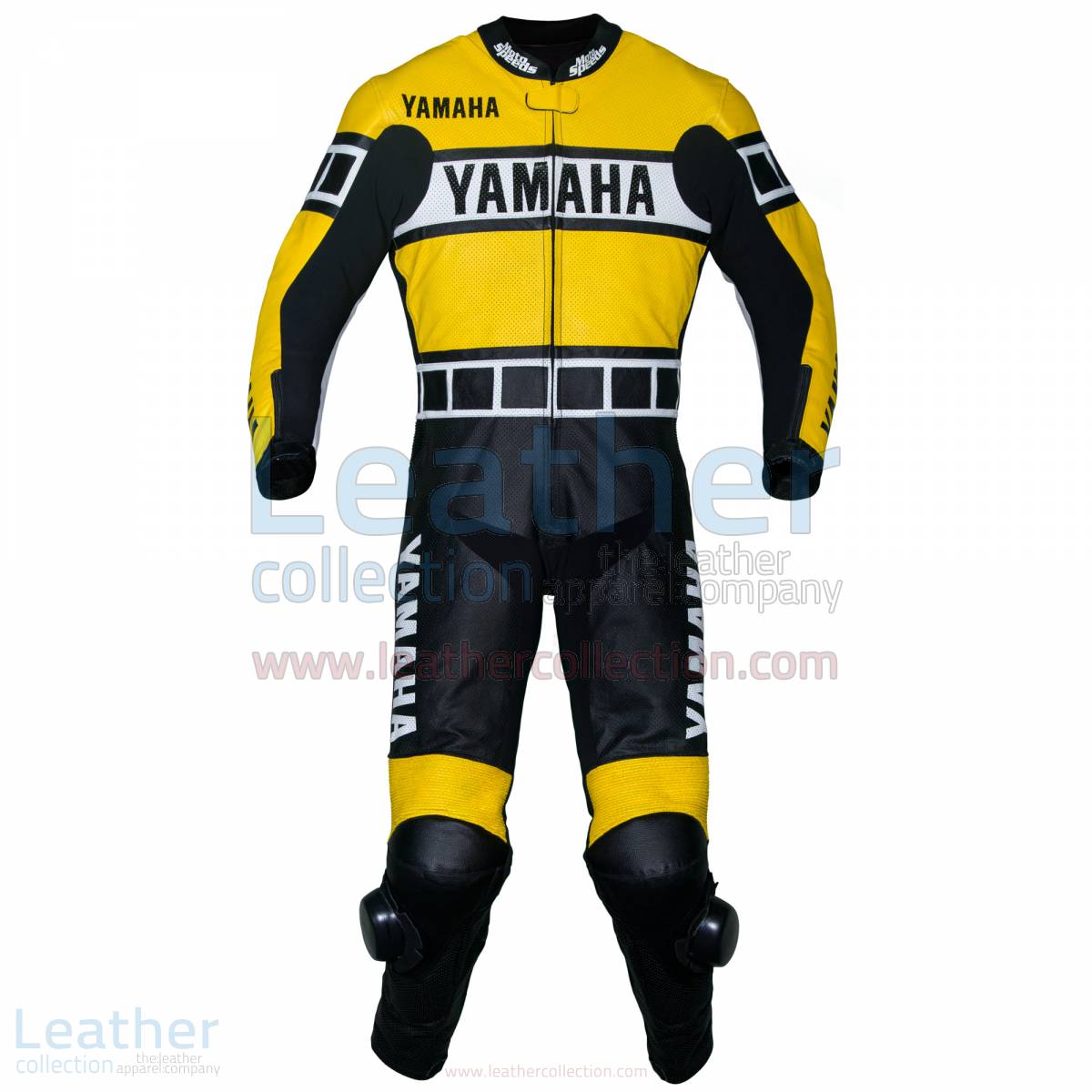 Yamaha Racing Leather Suit Yellow