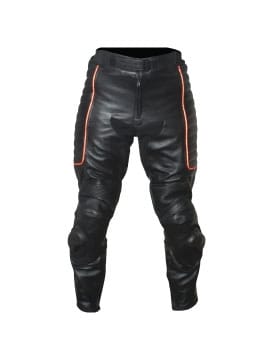 Leather motorcycle pants