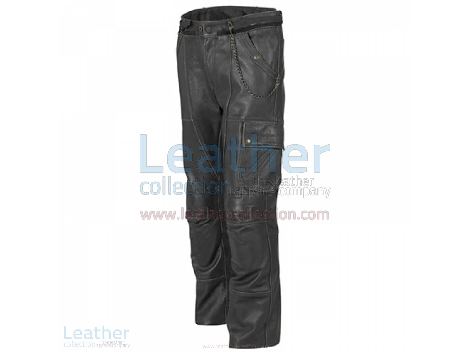 CLASSIC LEATHER MOTORCYCLE TROUSERS