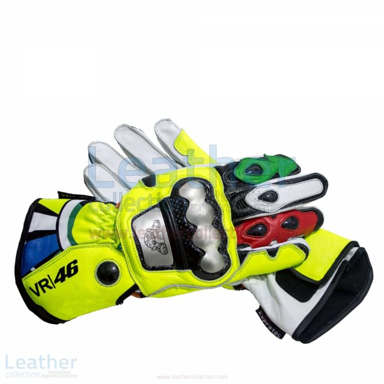 Valentino Rossi 2012 Racing Leather Gloves