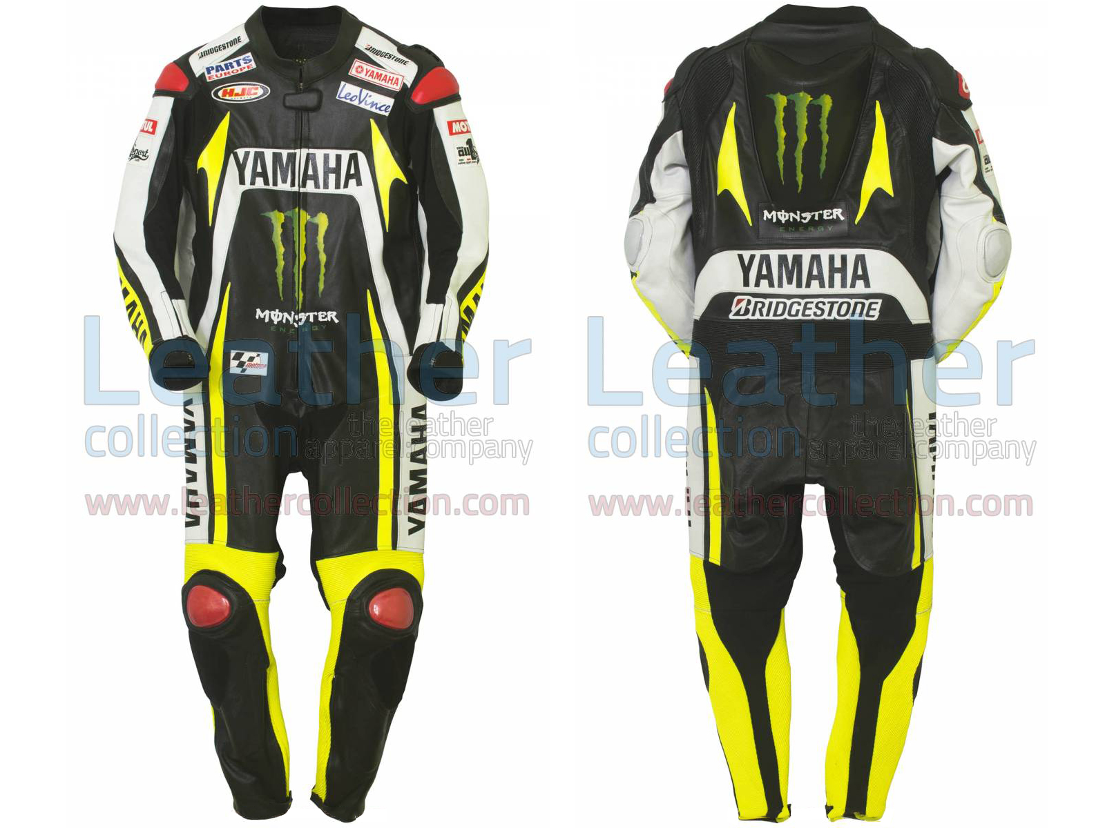Ben Spies Monster Yamaha 2010 motorbike Leather Suit