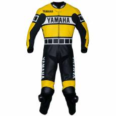 Yamaha Racing Leather Suit Yellow