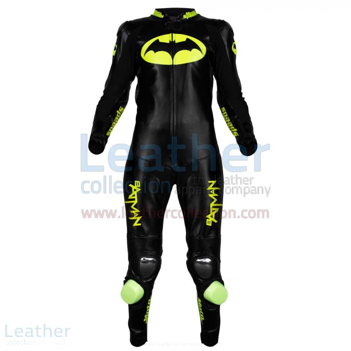 Batman Motorcycle Racing Leathers front view