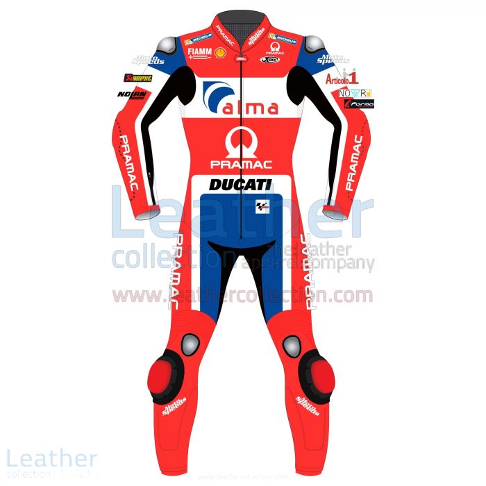Danilo Petrucci Ducati MotoGP 2018 Leather Suit front view