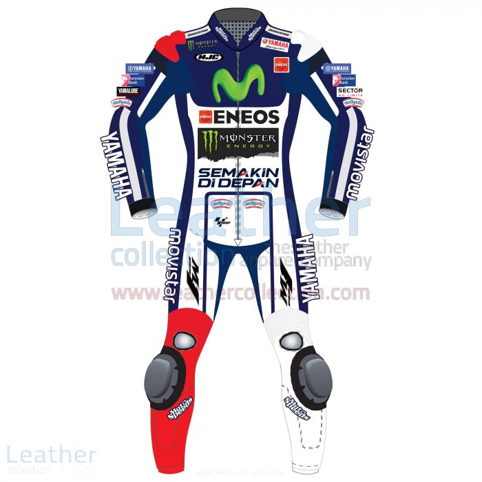 Jorge Lorenzo Movistar Yamaha MotoGP 2015 Leathers front view