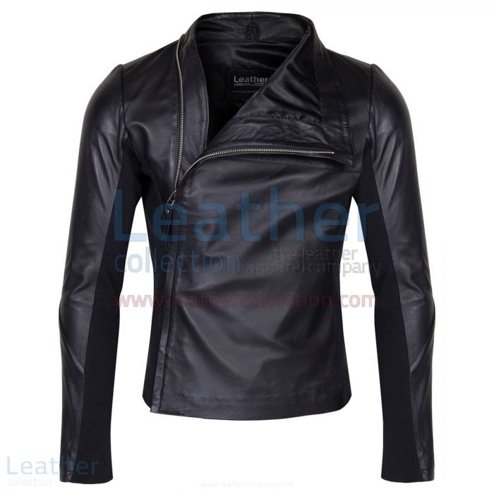 Mens Slim & Smart Leather Jacket front view