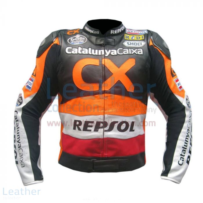 Repsol CX Leather Race Jacket front view