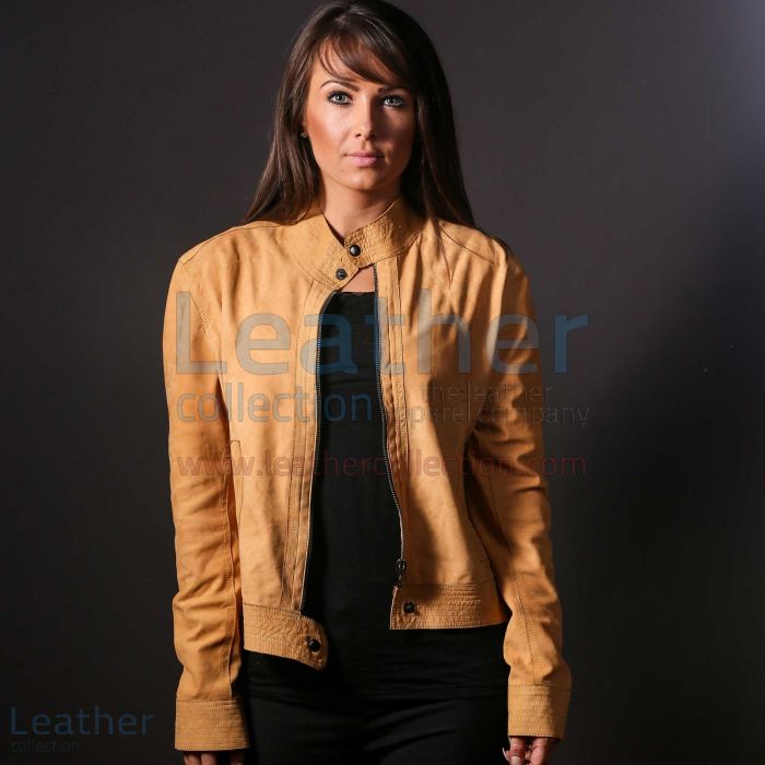 Vivo Women Leather jacket front view